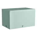 Caja de Almacenamiento Plegable con Tapa, Color Verde Claro