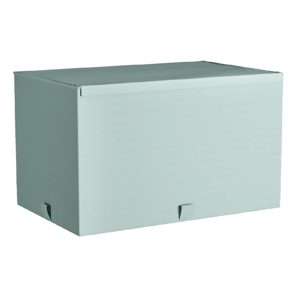 Caja de Almacenamiento Plegable con Tapa, Color Verde Claro